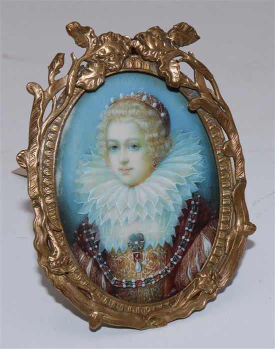 Miniature, Elizabeth de France